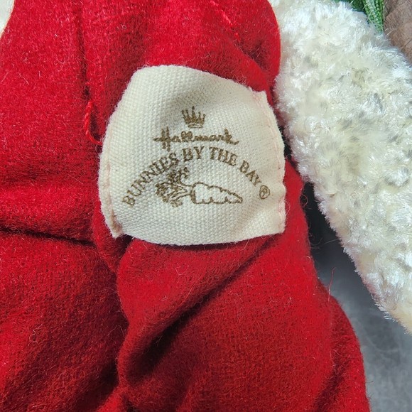 Vintage Hallmark Christmas Tim Timber Plush Toy Bunnies By The Bay 2002 - Picture 2 of 7